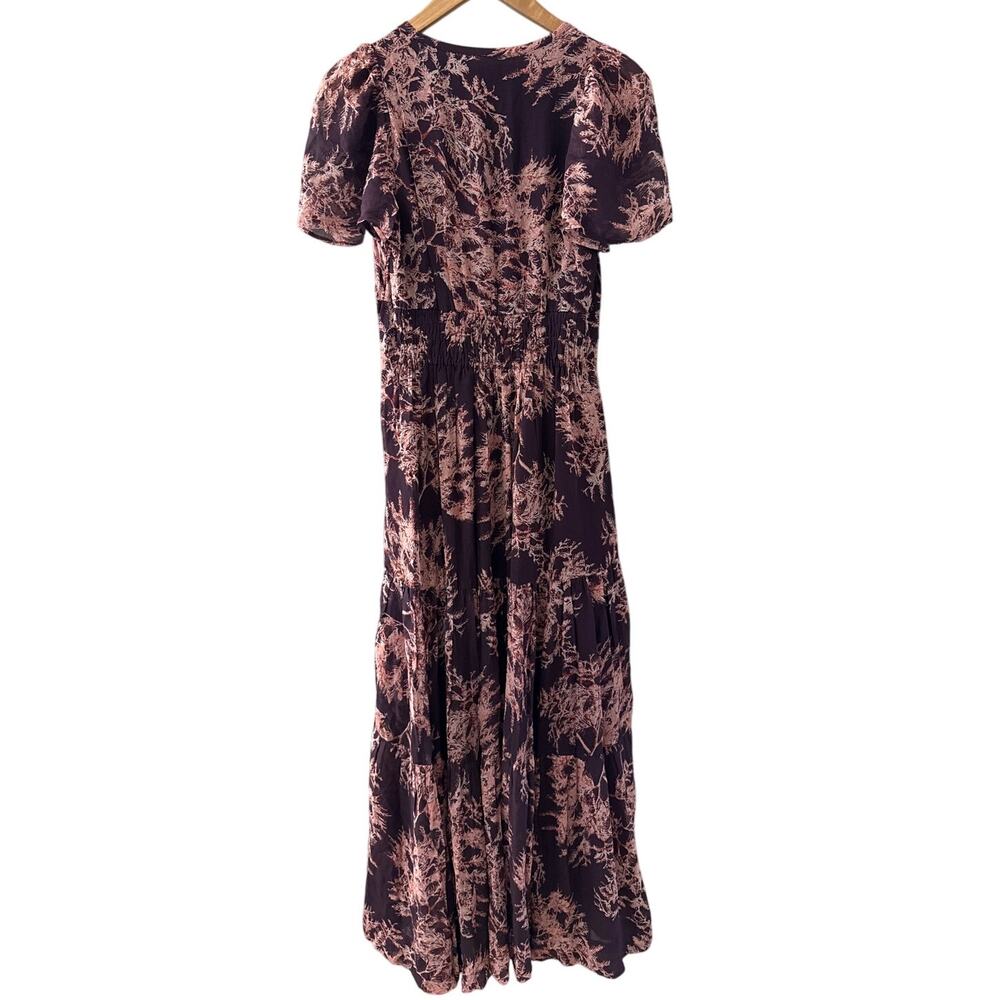 Anthropologie Somerset Maxi‎ Dress Chiffon Edition Pockets Size XS - Picture 11 of 14